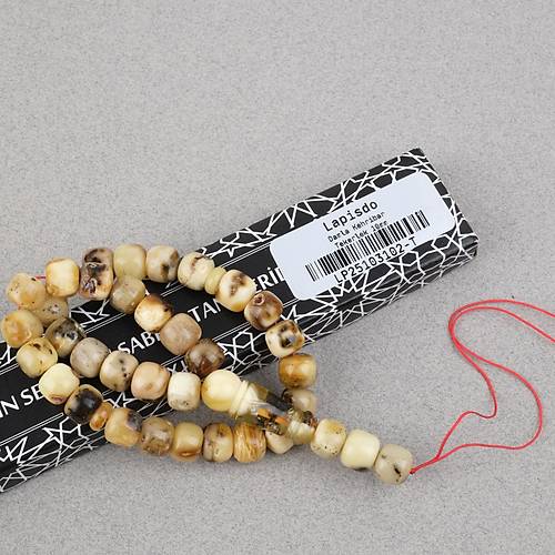 Damla Kehribar Bilek Boy Tekerlek Kesim 10x9.5mm Tesbih