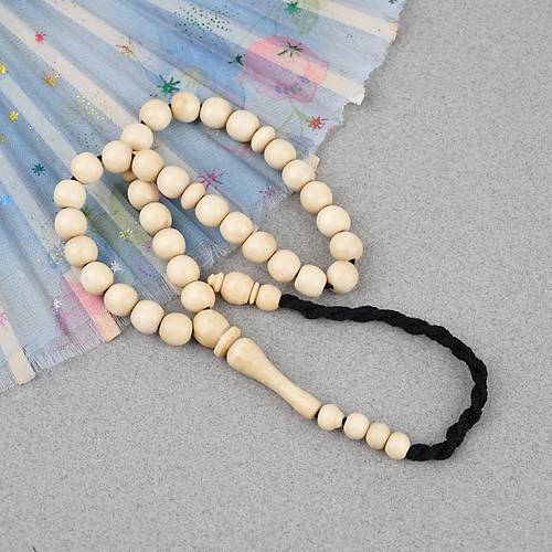 Kemuning A�ac� - Malezya Sar� A�ac� K�re Bilek Boy Kesim 8mm Tesbih