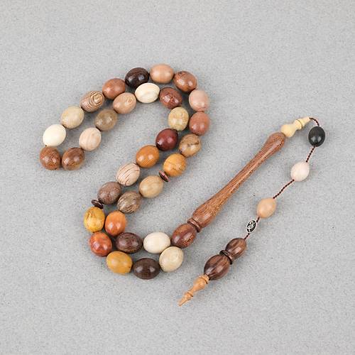 Kar���k A�a� Usta ��i �mzal� 33l� ve 99lu Beyzi Kesim Tesbih Seti