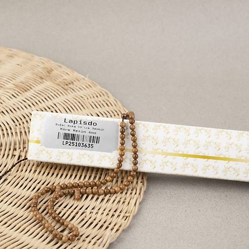 Orijinal Do�al Kuka 99'luk K�re Kesim 4mm Namaz Tesbihi