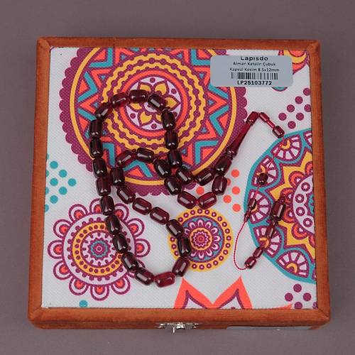 �brahim Atasever Usta ��i �mzal� Alman Katalin �ubuk Kesme Kesim 8.5x12mm Tesbih