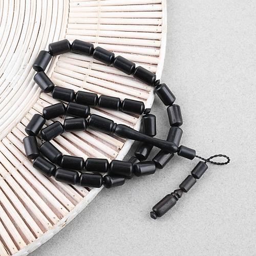 Abanoz A�ac� U�lu Kaps�l Kesim 8x14mm Tesbih