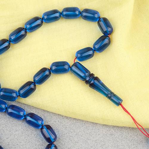 S�kma Kehribar Kaps�l Kesim 7x11mm Tesbih P�sk�ls�z