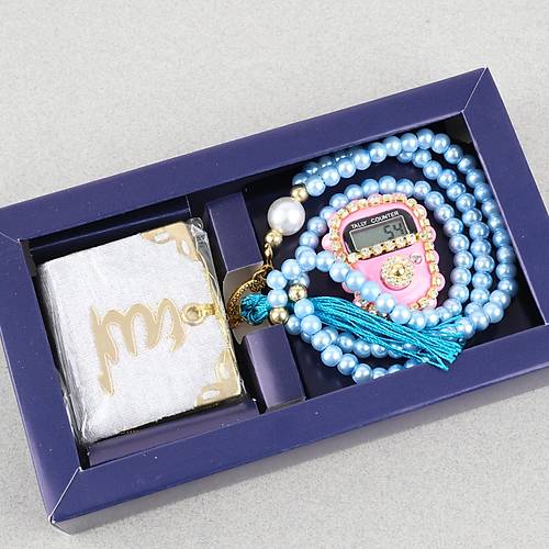 Zikirmatik Elektronik Tesbih Kuran ve 99luk Namaz Tesbihi 3l� Set