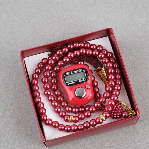 Zikirmatik Elektronik Tesbih ve 99luk Namaz Tesbih Set