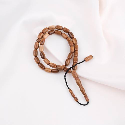 Hediyelik �zel Kutusunda Kahverengi P�sk�ll� Kuka Tesbih