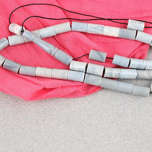 S�kma Kehribar Kesme Kesim 6x10mm Tesbih P�sk�ls�z