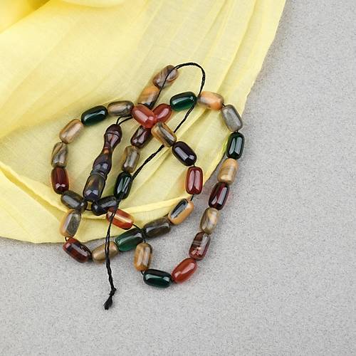 S�kma Kehribar Kaps�l Kesim 7x11mm Tesbih- Bonibon