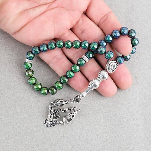 His Ta�� Metal �mameli K�re Kesim 8mm Tesbih