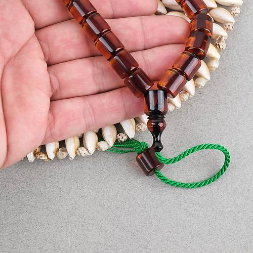 Ate� Kehribar Alman �ubuk Kesme Kesim 11x11mm Tesbih