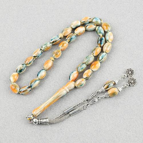 Galalit Beyzi Kesim 8x11.5mm Tesbih