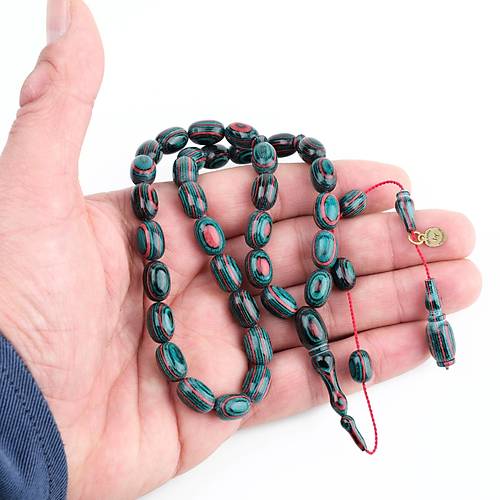 Kafur A�ac� Usta ��i �mzal� Yumu�ak Beyzi Kesim 8x12mm Tesbih