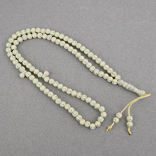 Hac Umre Hediyelik Tal 99luk 7mm Tesbih -Sar