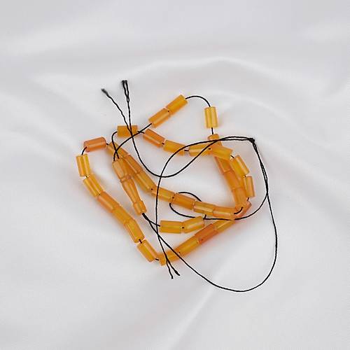 S�kma Kehribar Bilek Boy Kesme Kesim 5x9mm Tesbih-Bal Sar�s�