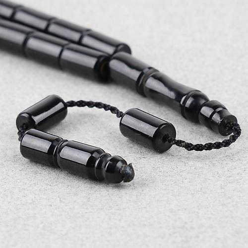 Erzurum Oltu Yumu�ak Kesme Kesim 6.5x10mm Tesbih