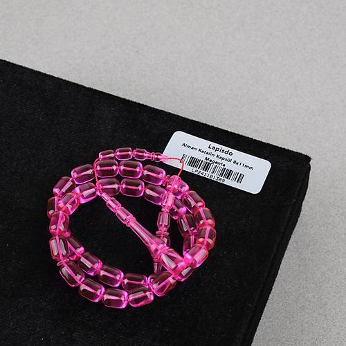 Alman Katalin Usta i�i Kaps�l Kesim 8x11mm Tesbih