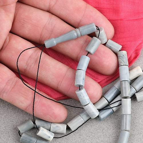 S�kma Kehribar Kesme Kesim 6x10mm Tesbih P�sk�ls�z