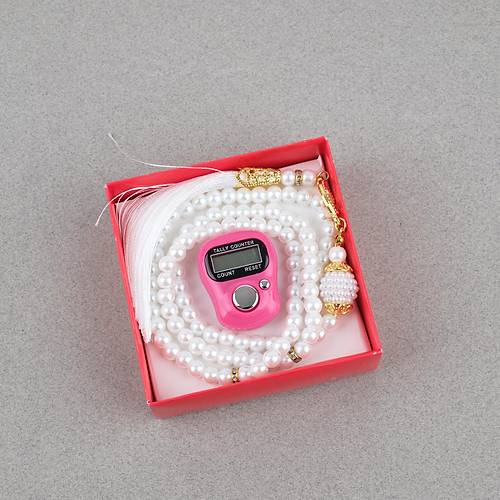 Zikirmatik Elektronik Tesbih ve 99luk Namaz Tesbih Set