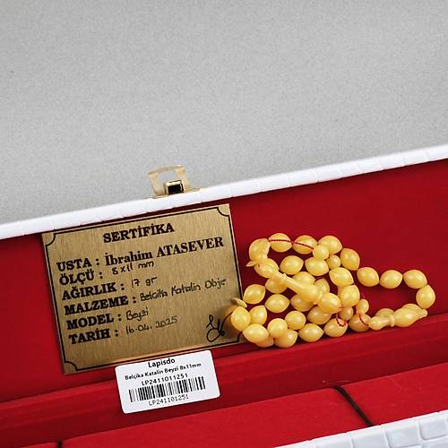 Belika Katalin Eski Obje Beyzi Kesim 8x11mm
