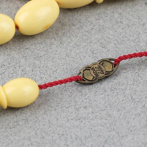 Kadim Katalin Eski Obje Mahjong Ta�� Beyzi Kesim 11x14mm Tesbih