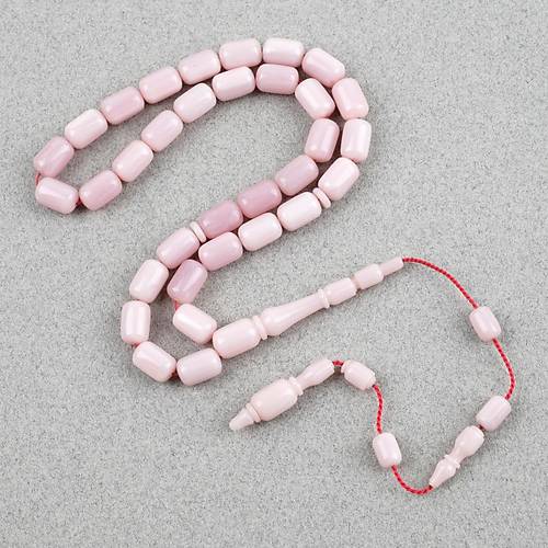 Katalin Usta i Kapsl Kesim 6x9.5mm Tesbih - Beyaz
