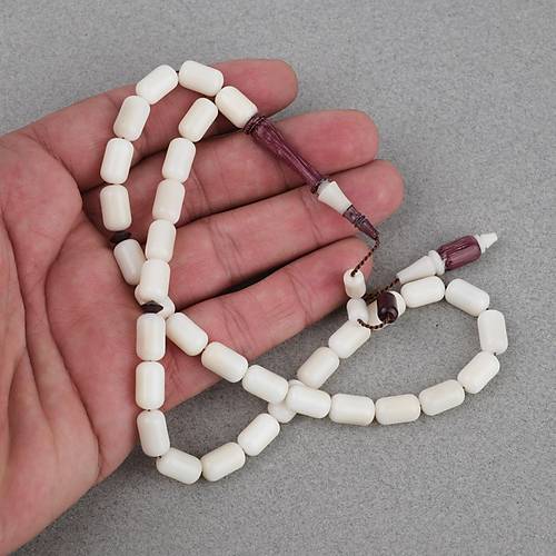 Narl Usta i mzal Mor Gl mame Kapsl Kesim 7x11mm Tesbih