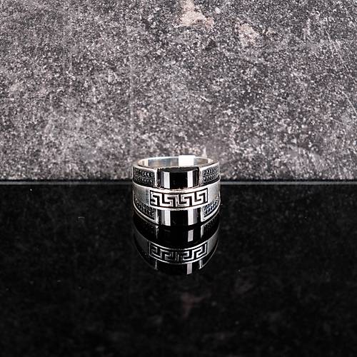 Zirkon/Mikro Zirkon 925Ayar Gm Erkek Yzk