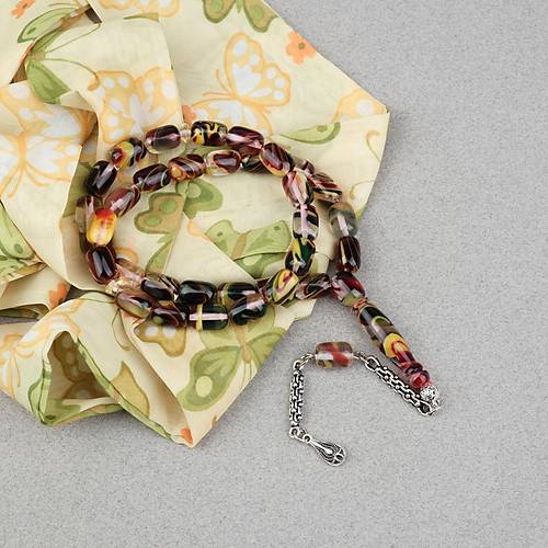 Arizona Katalin Alpaka P�sk�l Kaps�l Kesim 8x12mm Tesbih- Sedefli