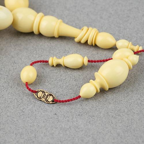 Kadim Katalin Eski Obje Mahjong Ta�� Yumurta Kesim 7.5x11.5mm Tesbih