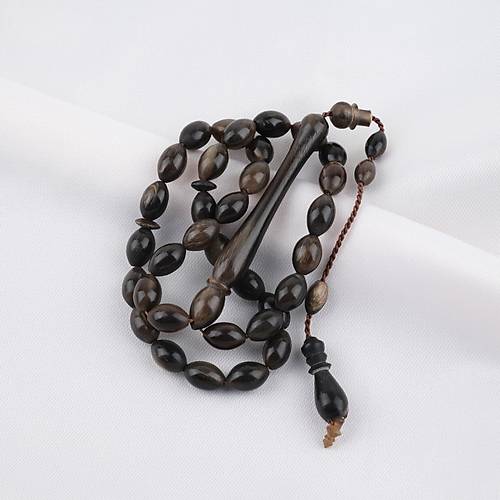 Bufalo Boynuzu Arpa Kesim 6x10mm Tesbih