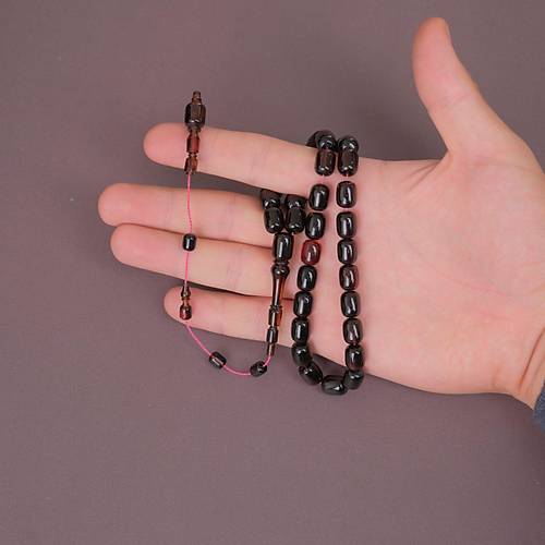�brahim Atasever Usta ��i �mzal� Tirb��on Katalin Kaps�l Kesim 8.5x11mm Tesbih
