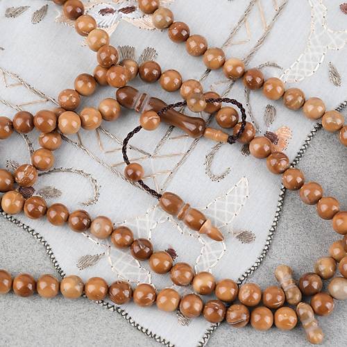 Kuka Original Do�al 99luk K�re Kesim 7mm Namaz Tesbihi Tesbih