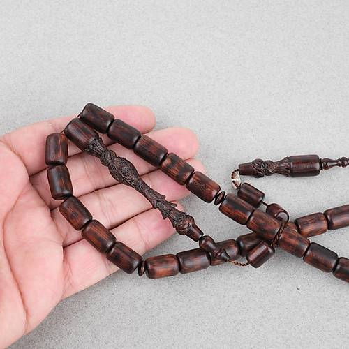 Y�lan A�ac� Usta ��i �mzali� Kaps�l Kesim 10x14mm Tesbih