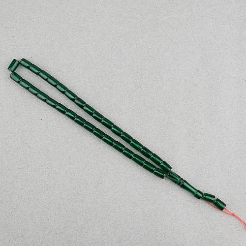 U�ak Cam� Kesme Kesim 7x10mm Tesbih P�sk�ls�z �effaf Ye�il