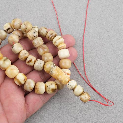 Damla Kehribar Tekerlek Kesim 11x9.5mm Tesbih