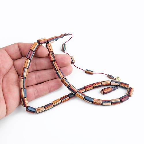 Kafur A�ac� Usta ��i �mzal� Yumu�ak Kesme Kesim 8x12mm Tesbih