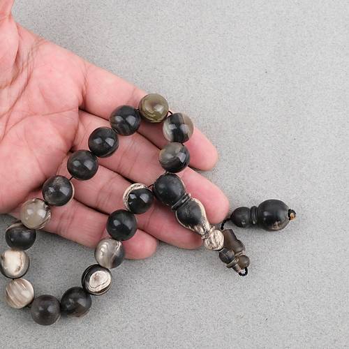 Ko� Boynuzu K�re Kesim Maskot 14mm Tesbih