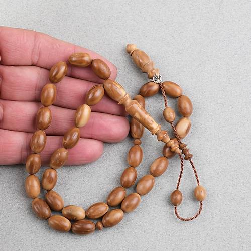 Kuka Usta ��i �mzal� Bademi Kesim 8x13mm Tesbih