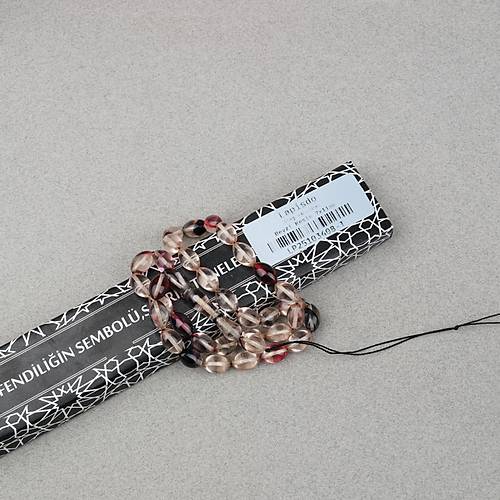 S�kma Kehribar Beyzi Kesim 7x11mm Tesbih