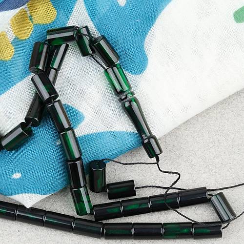 S�kma Kehribar Kesme Kesim 6x10mm Tesbih P�sk�ls�z