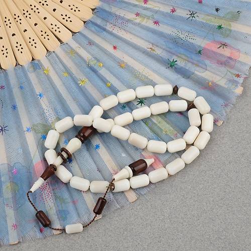 Nar��l  Usta ��i �mzal� Halkal� �mame Kaps�l Kesim 7x11mm Tesbih