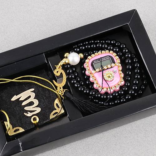 Zikirmatik Elektronik Tesbih Kuran ve 99luk Namaz Tesbihi 3l� Set