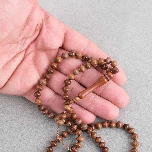 Kuka Orijinal Do�al Lapisdo �mzal� �stanbul Kesim  6x7mm Namaz Tesbihi