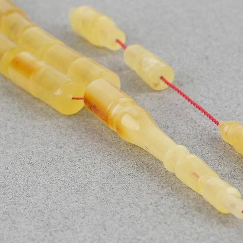 Rus Tek Kaya Damla Usta i Kesme Kesim 8x12mm Tesbih