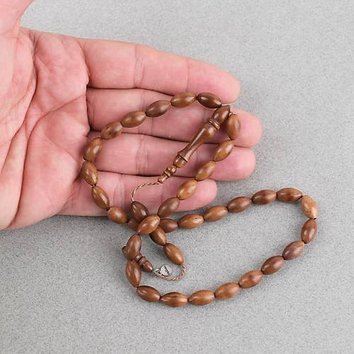 Kuka Orijinal Do�al Lapisdo �mzal� Bilek Boy Arpa Kesim 6.5x11mm Tesbih