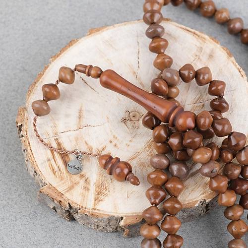 Kuka Orijinal Do�al Lapisdo �mzal� �stanbul Kesim  6x7mm Namaz Tesbihi