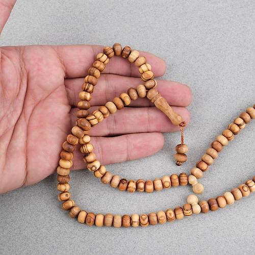 Zeytin A�ac� Tekerlek Kesim 8x6mm  Namaz Tesbihi