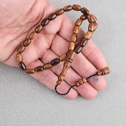 Kuka Ger�ek Do�al Lapisdo �mzal� Kaps�l Kesim 7x10mm Tesbih