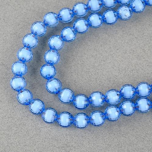 Monomer 99luk K�re Kesim 9mm Namaz Tesbihi Mavi