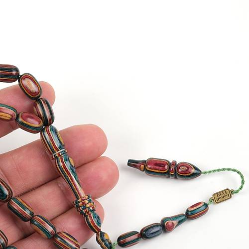 Kafur Aac Halkal mame Kapsl Kesim 8x12mm Tesbih